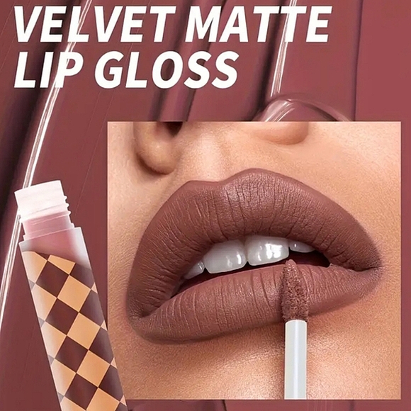🆕️CHOCOLATE MATTE LIQUID LIPSTICK SET ALL DAY WEAR & ANTI SMUDGING - Picture 6 of 17